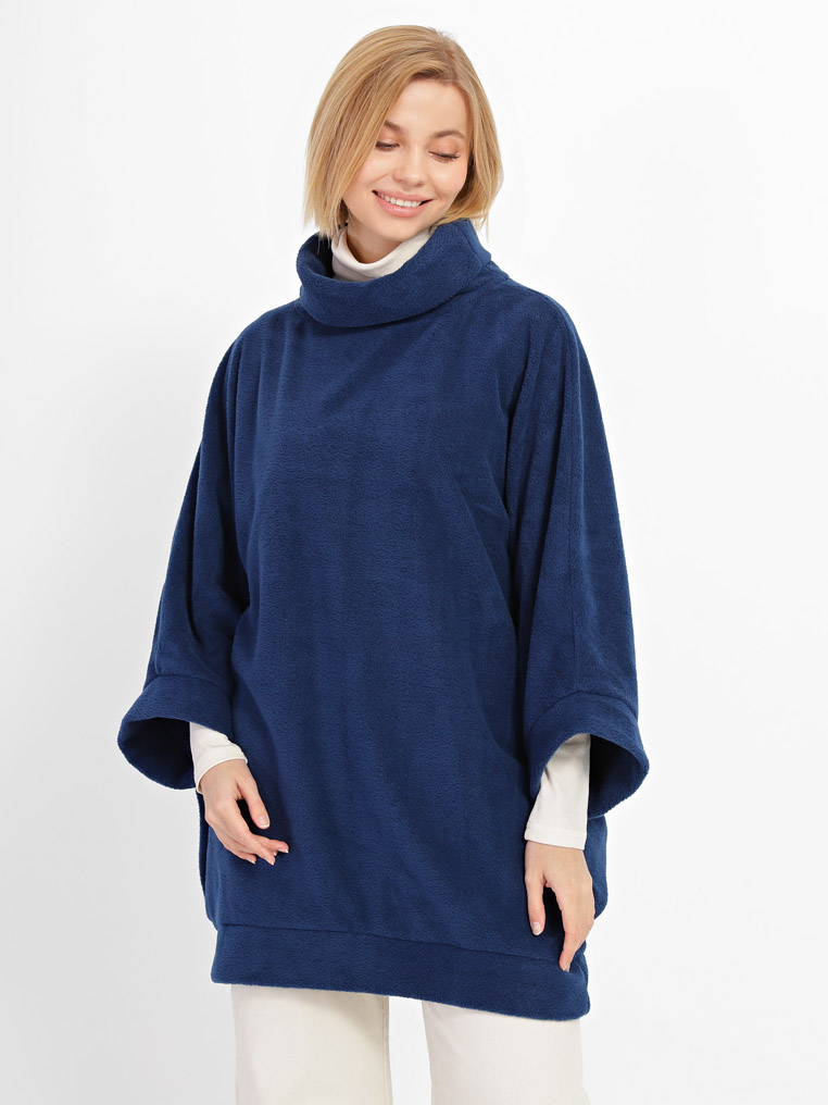 Fleece poncho