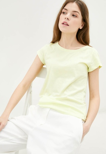 T-shirt with round collar